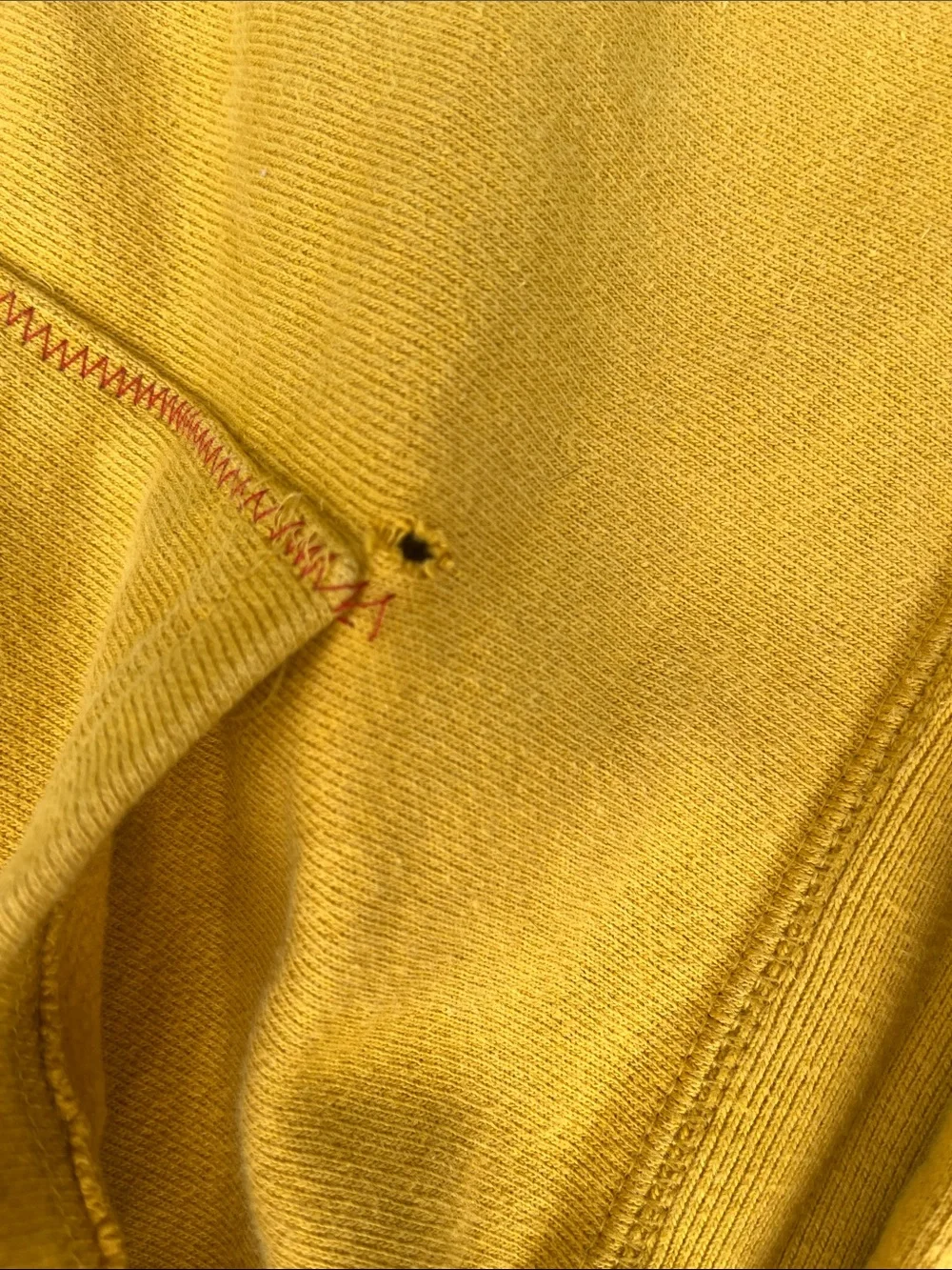 Custom Hoodie Golden Rod Yellow Mens Small Metallica Odd Dog Taz Crooks hundreds